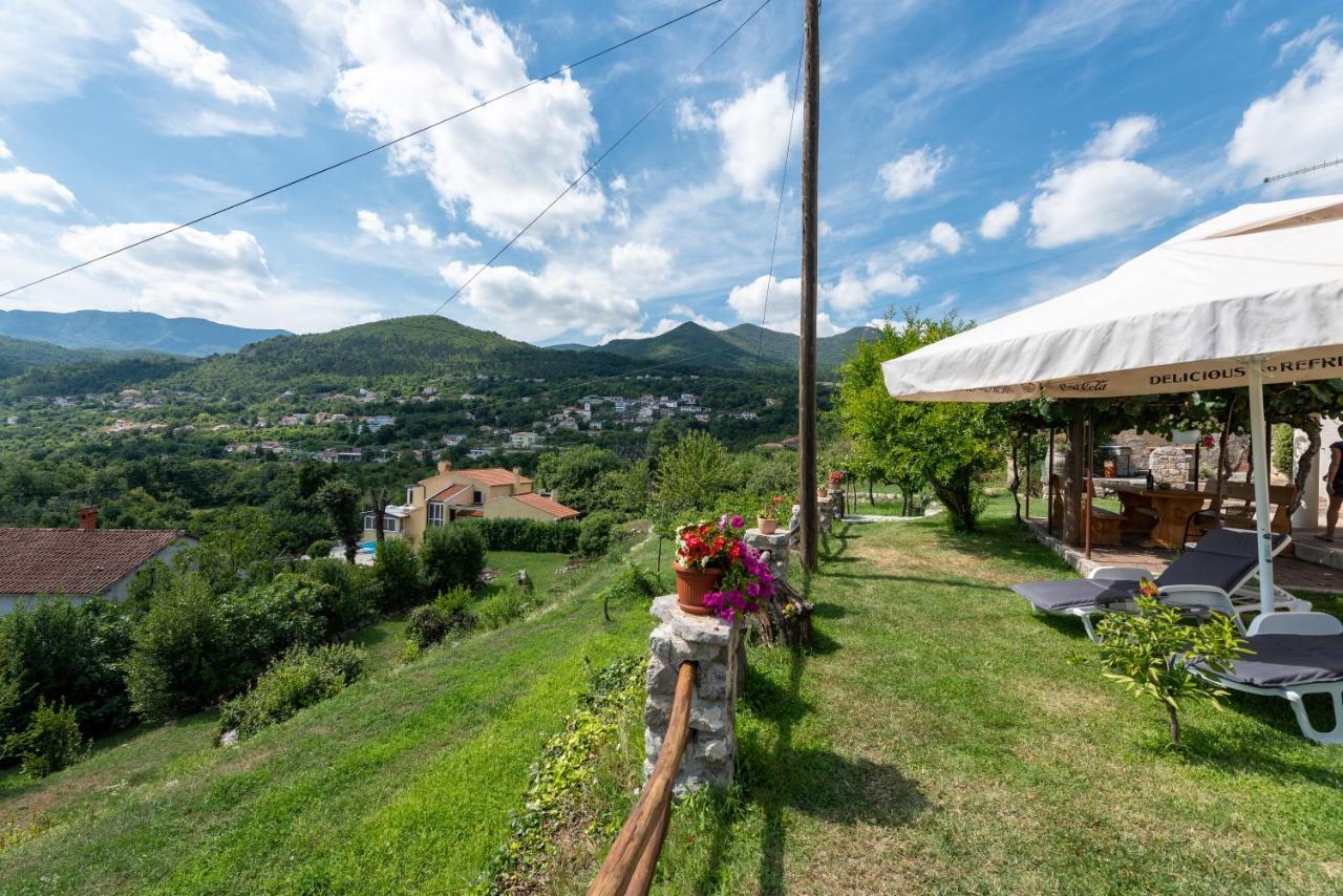 Sea View Apartment With Garden Near Opatija Veprinac Exterior photo