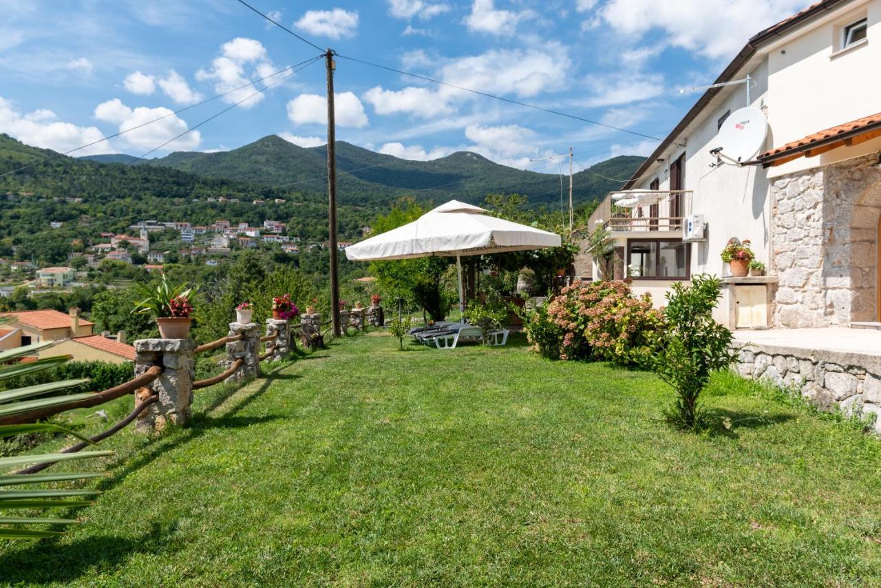 Sea View Apartment With Garden Near Opatija Veprinac Exterior photo