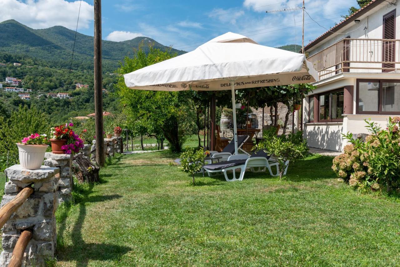 Sea View Apartment With Garden Near Opatija Veprinac Exterior photo