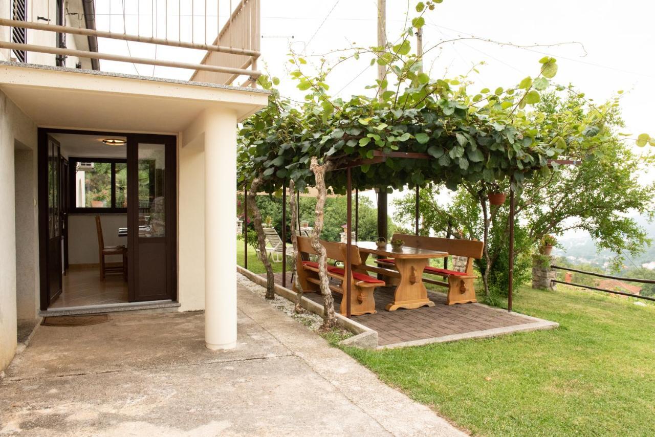 Sea View Apartment With Garden Near Opatija Veprinac Exterior photo