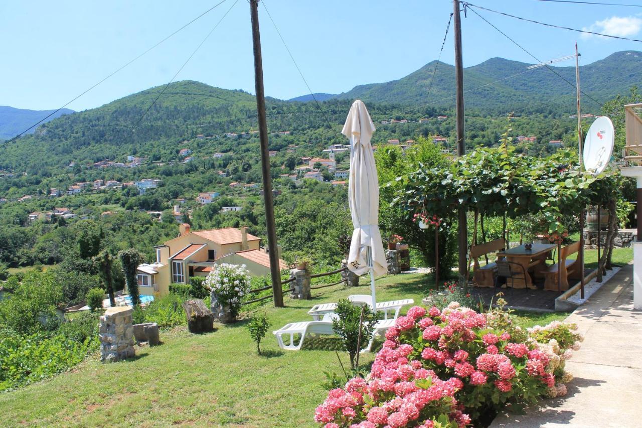 Sea View Apartment With Garden Near Opatija Veprinac Exterior photo