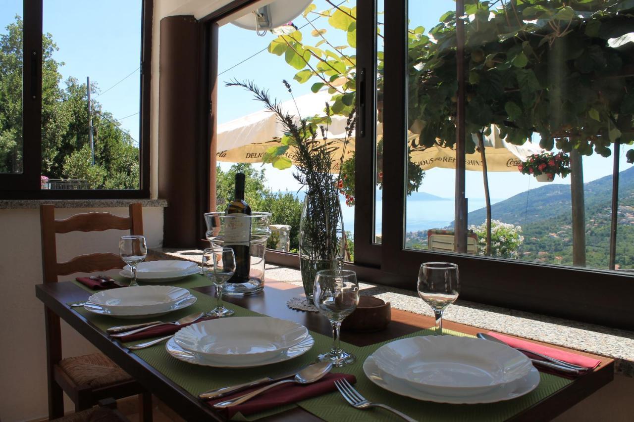Sea View Apartment With Garden Near Opatija Veprinac Exterior photo